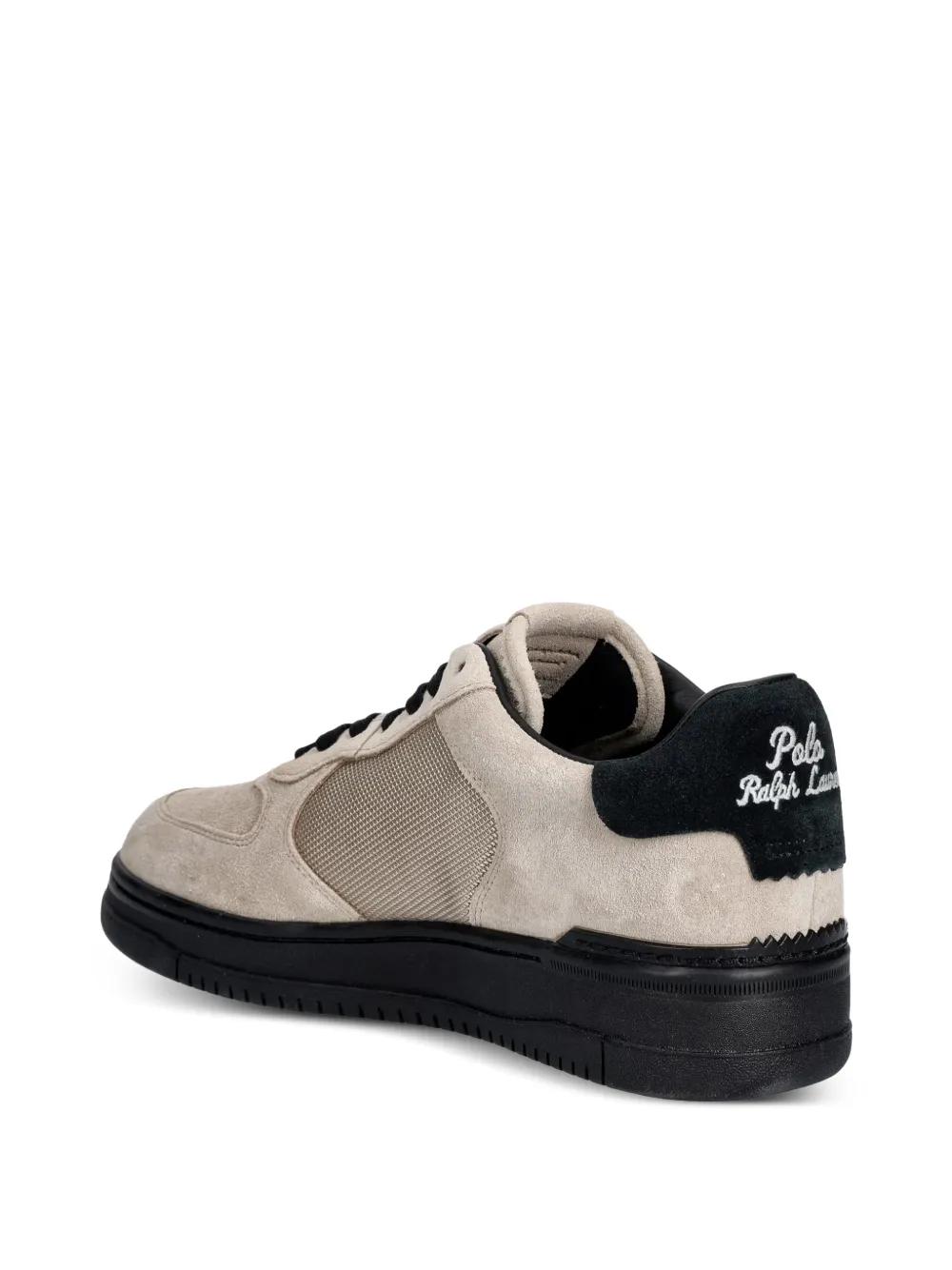 Polo Ralph Lauren Masters Crt logo-embroidered panelled sneakers Beige
