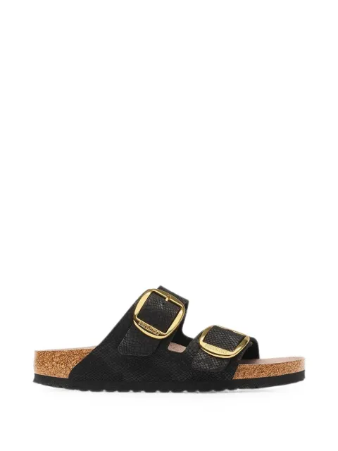 Birkenstock sandalias Arizona con efecto de piel de serpiente