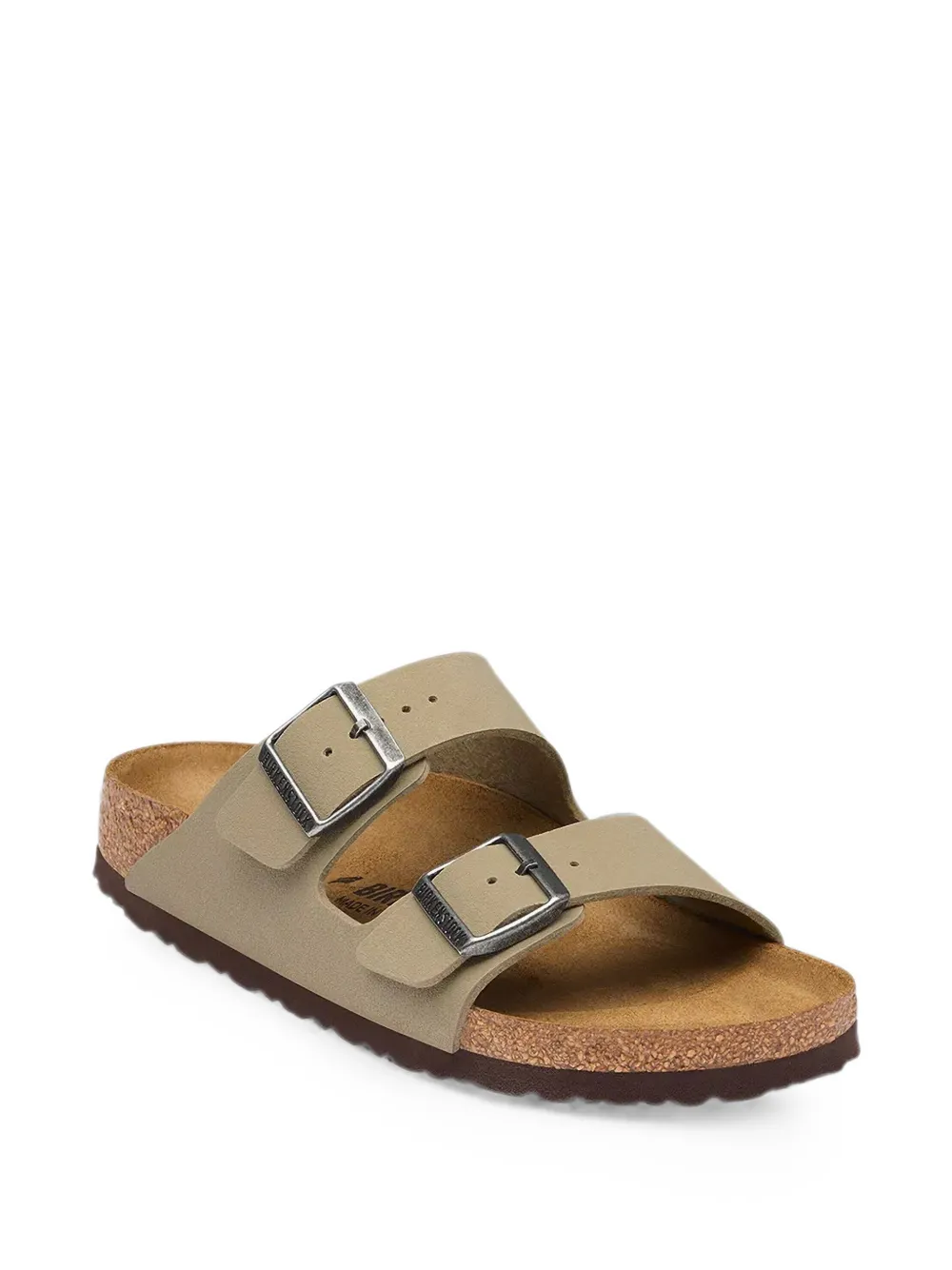 Birkenstock Arizona buckle-fastening suede sandals Beige
