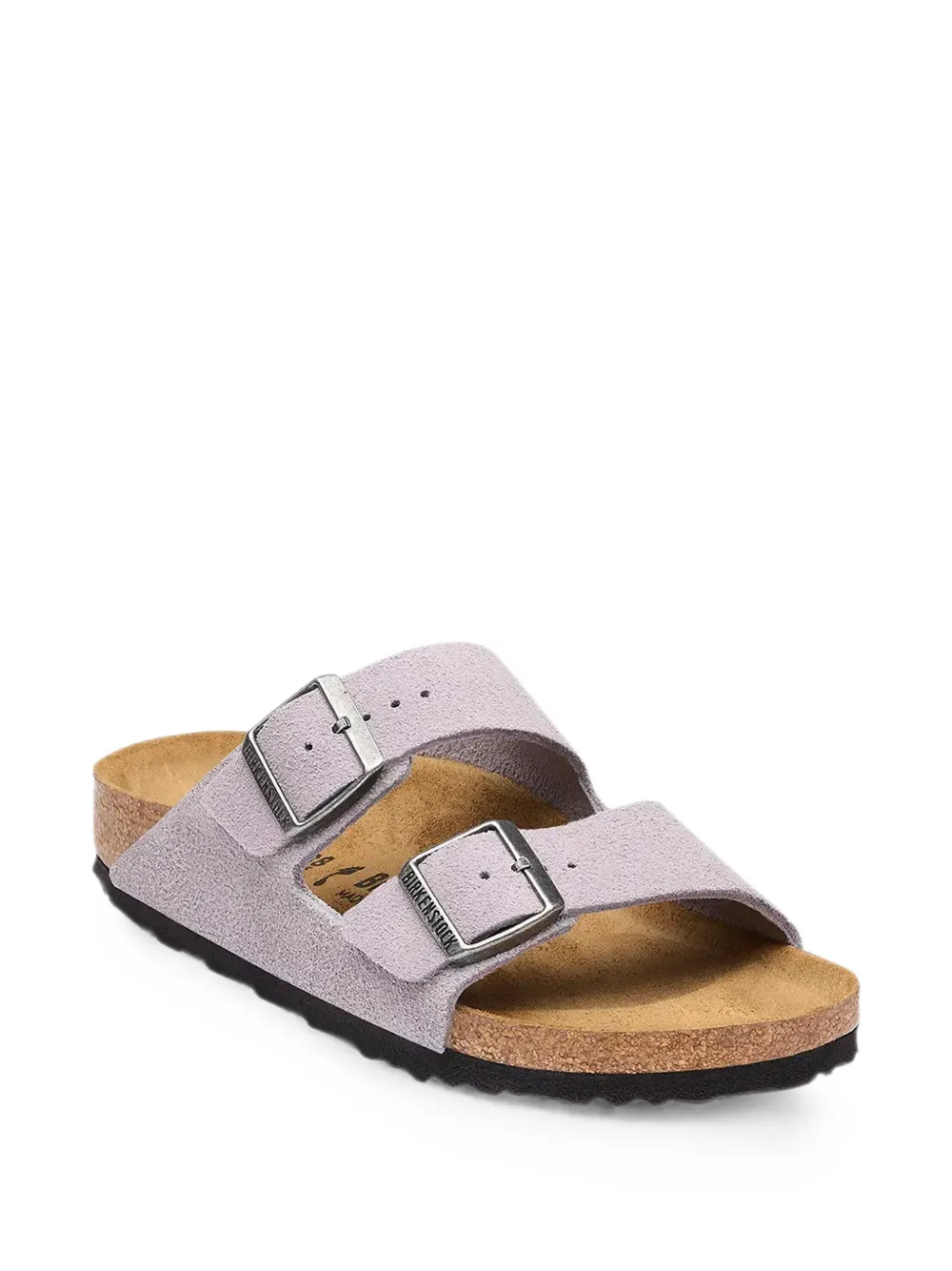 Birkenstock Arizona buckle-fastening suede sandals Paars
