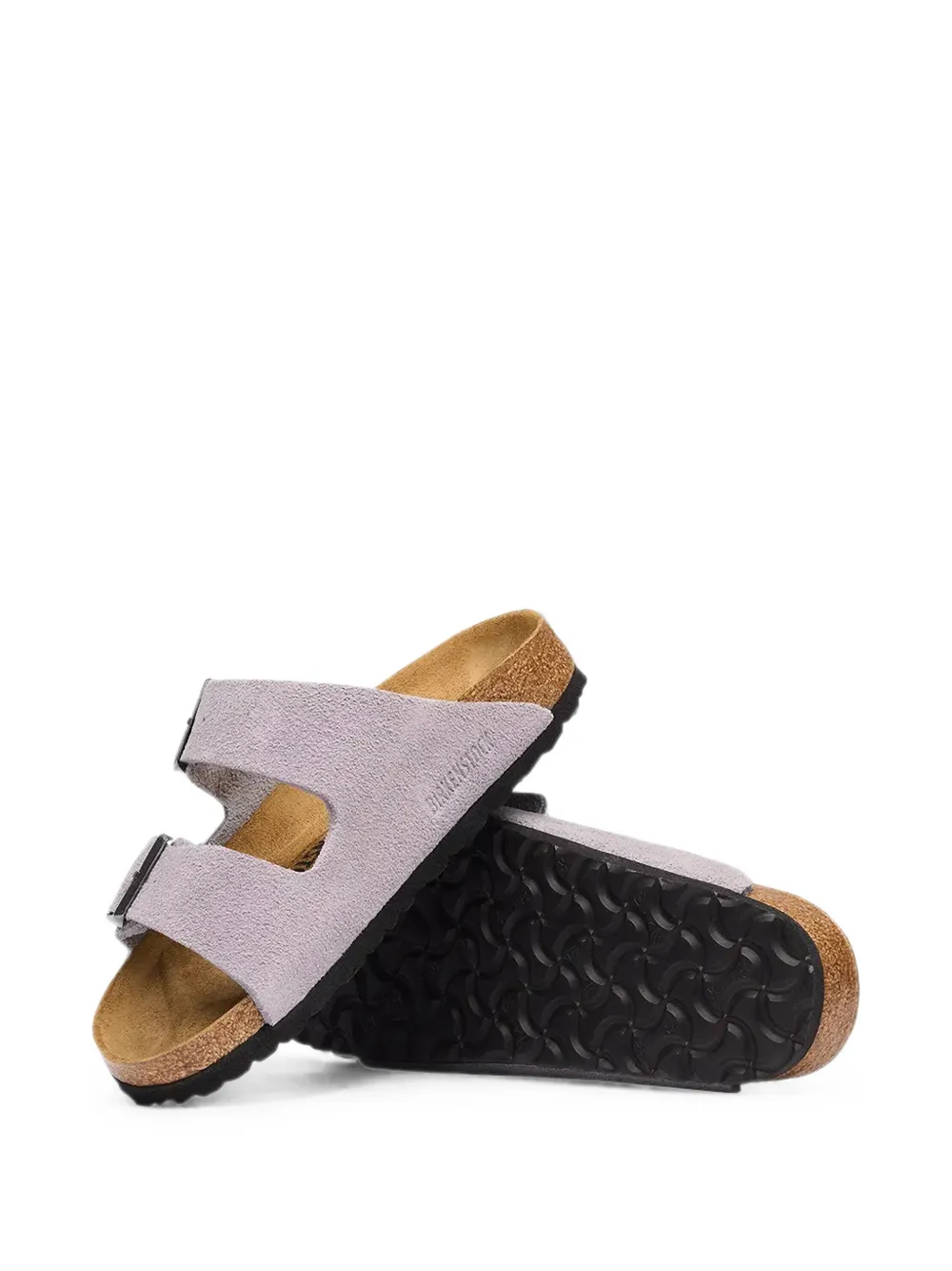 Birkenstock Arizona buckle-fastening suede sandals Paars