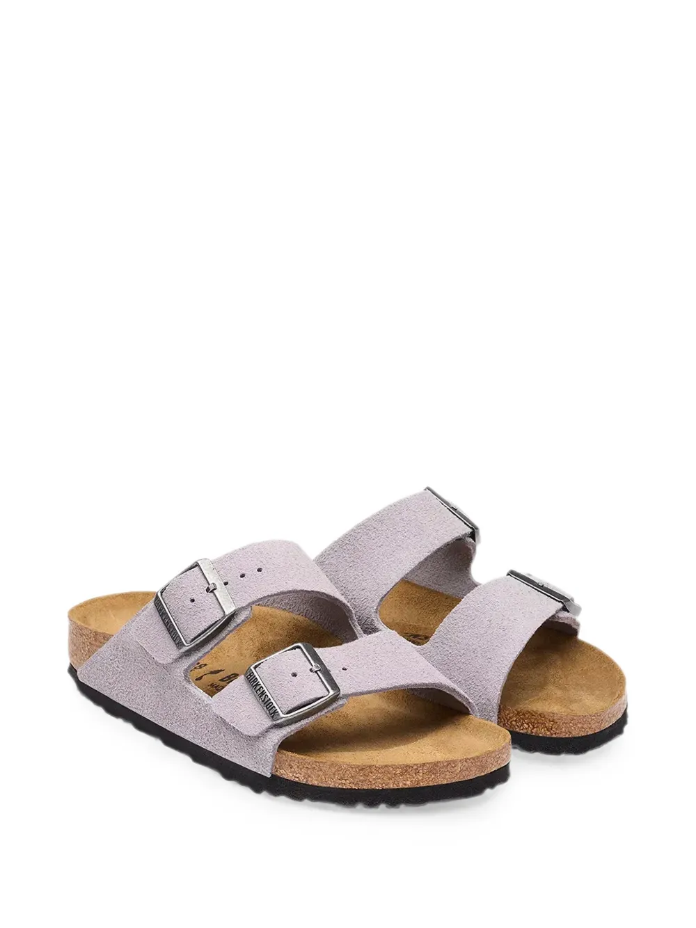 Birkenstock Arizona buckle-fastening suede sandals Paars