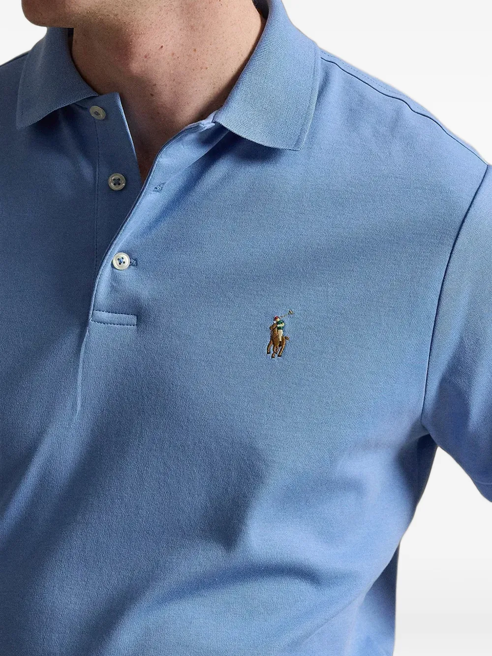 Polo Ralph Lauren Poloshirt met geborduurd logo Blauw