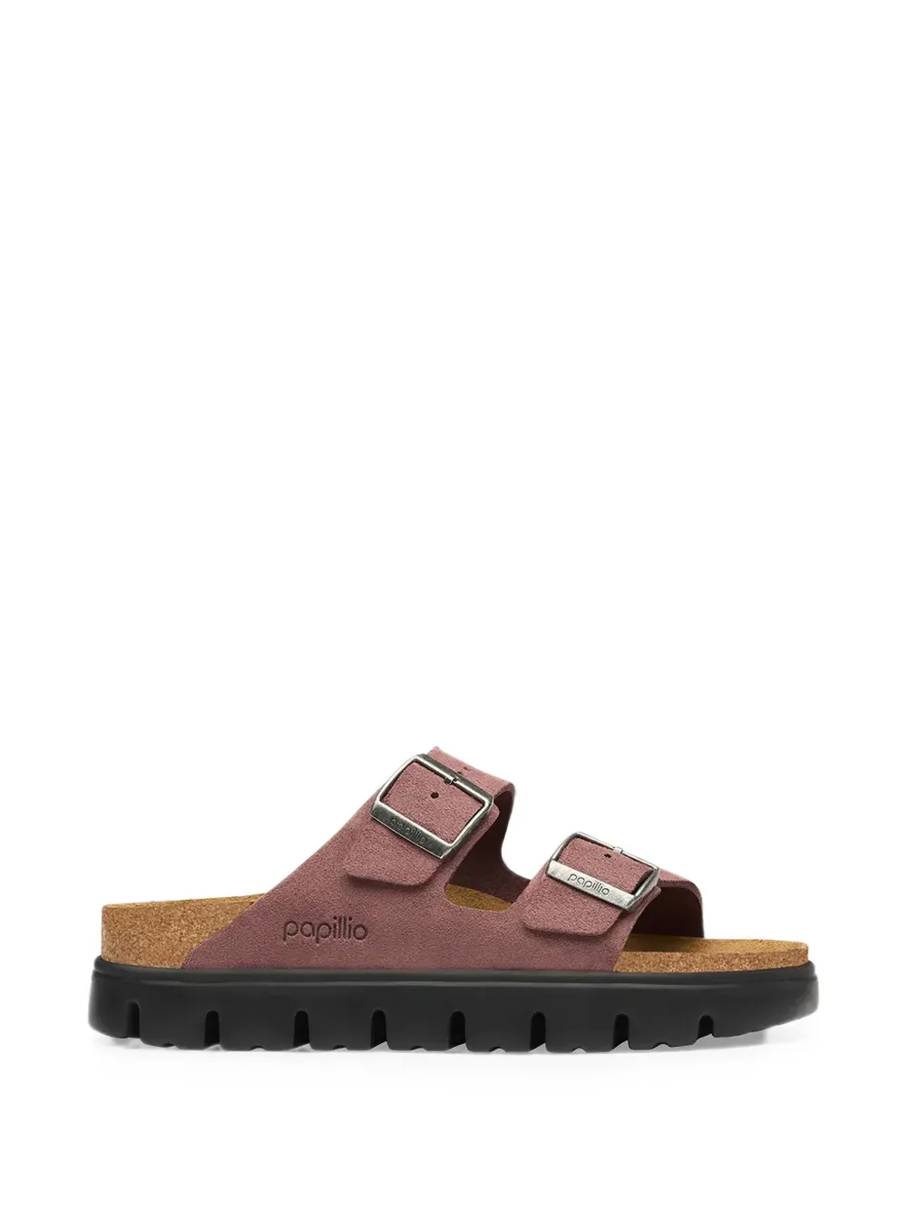 Birkenstock Buckle-fastening Platform Sandals In Purple