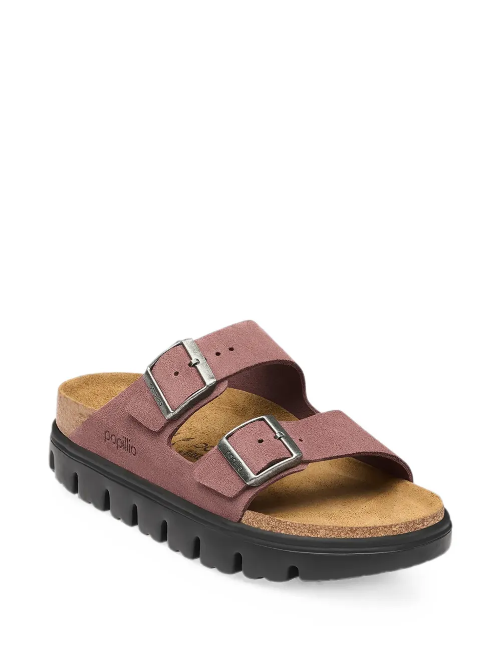Birkenstock buckle-fastening platform sandals Paars