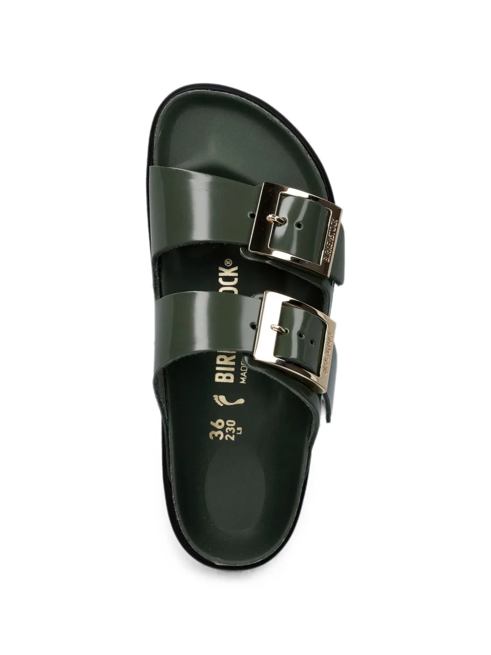 Birkenstock Arizona buckle-fastening sandals Groen