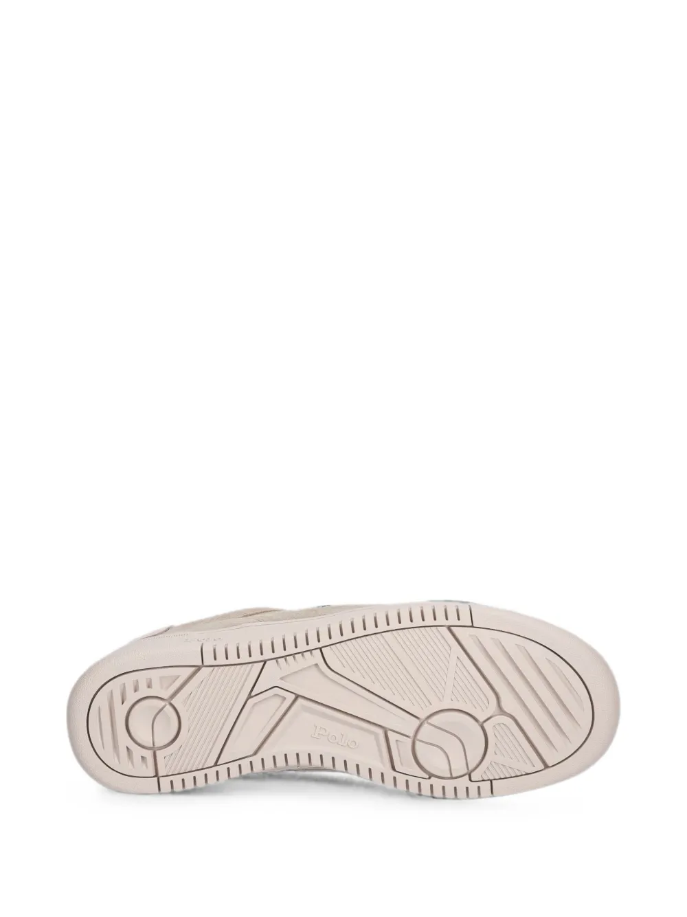 Polo Ralph Lauren Mastr Ct Rib logo-embroidered panelled sneakers Beige
