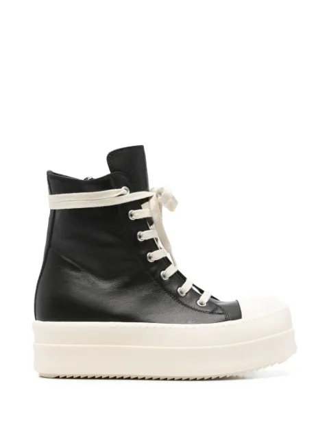Rick Owens zapatillas altas de piel