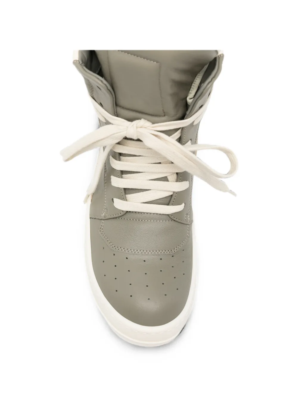 Rick Owens high-top panelled sneakers Grijs