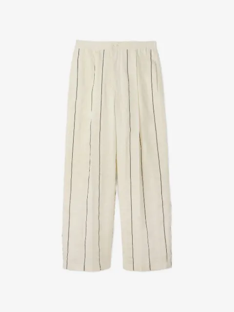 Jacquemus pantalones anchos a rayas