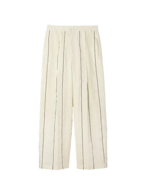 Jacquemus pantalones anchos a rayas
