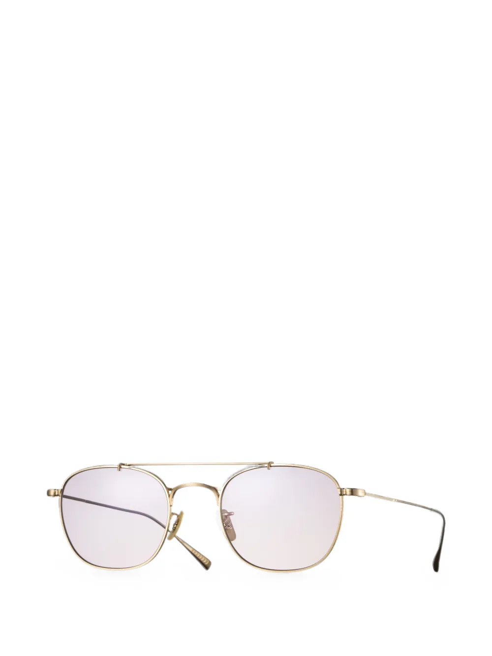 Eyevan7285 Dazzling zonnebril met piloten montuur Goud