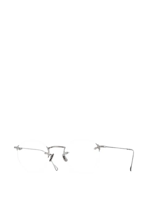 Eyevan7285 140 rimless round-frame glasses