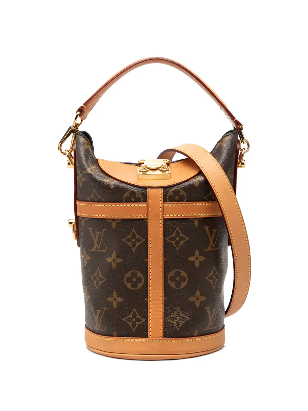 Louis Vuitton Pre-Owned 2019 Monogram Duffle bucket bag - Marrone