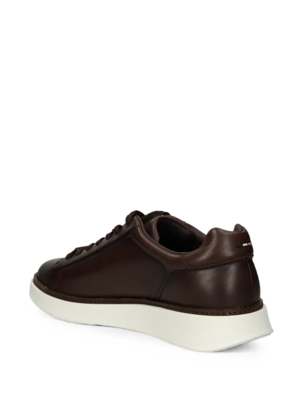 BOSS logo-print leather sneakers Bruin