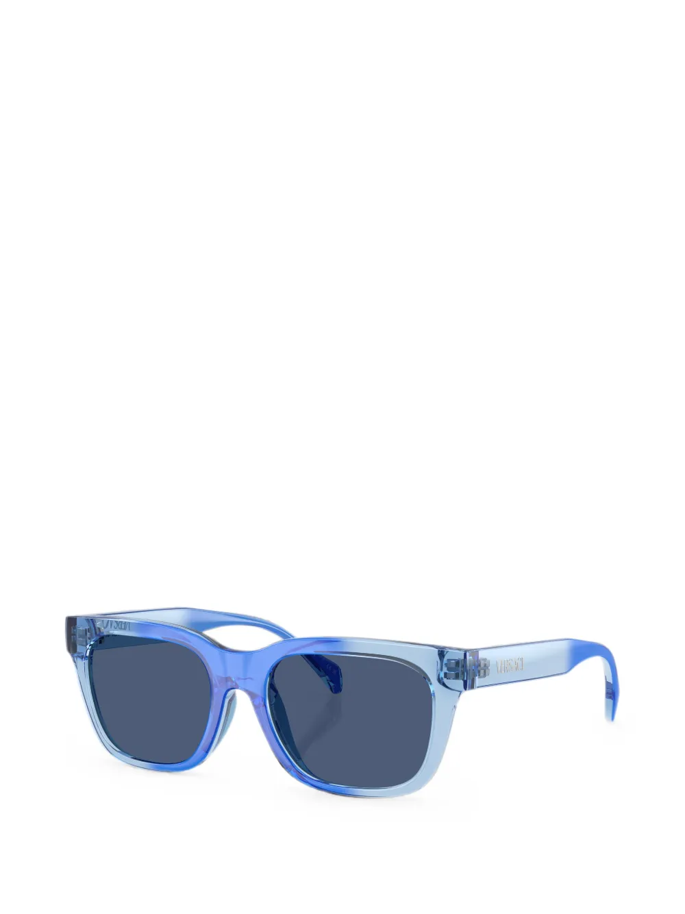 Versace Kids Zonnebril met vierkant montuur Blauw