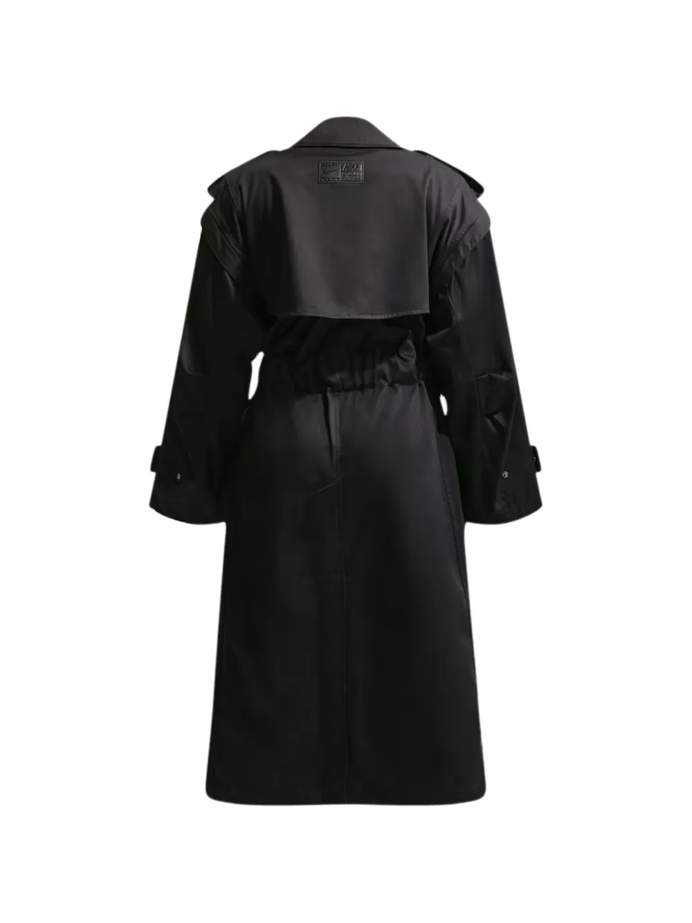 Nike Airreverent double-breasted trench coat Zwart