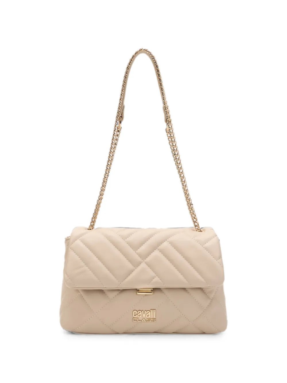 Cavalli Class quilted shoulder bag - Toni neutri