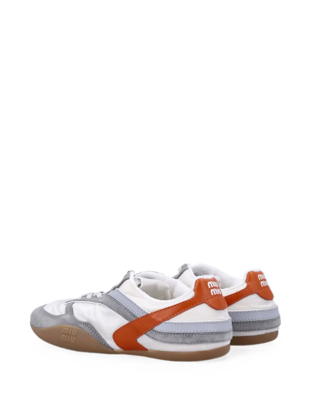 Miu Gymnasium panelled sneakers Wit