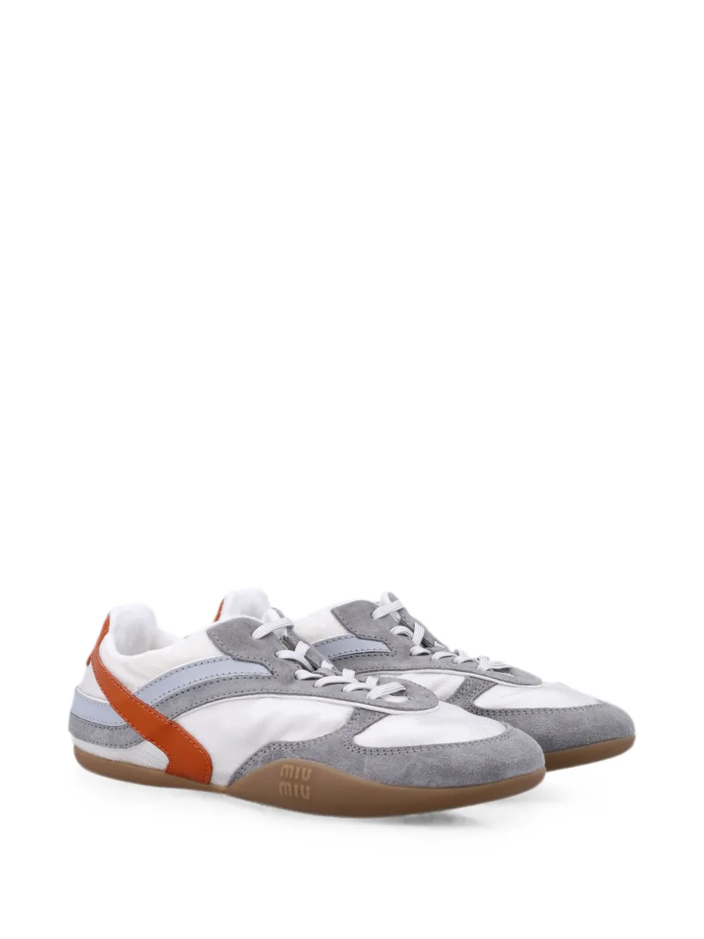 Miu Gymnasium panelled sneakers Wit