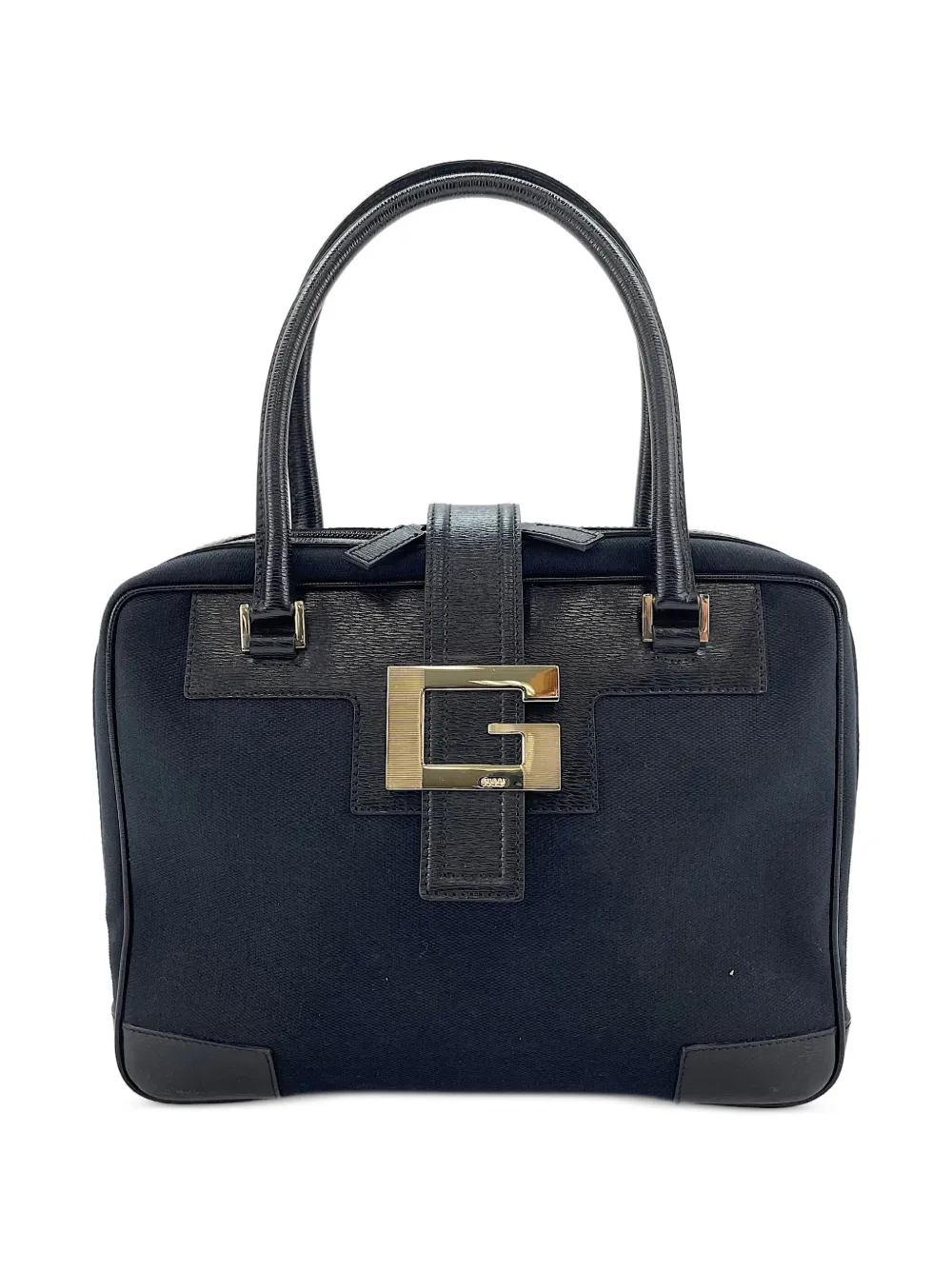 Gucci Pre-Owned 2000s G-buckle handbag - Nero