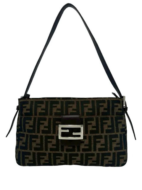 Fendi Pre-Owned 1997-2010 Zucca Schultertasche aus Canvas