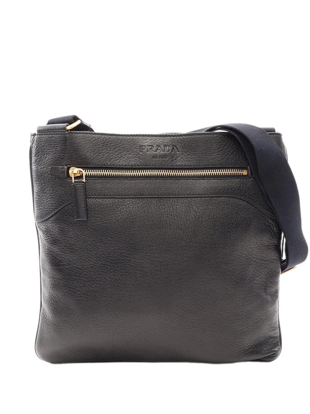 Prada Pre-Owned 2013-2026 Vitello Daino crossbody bag - Black