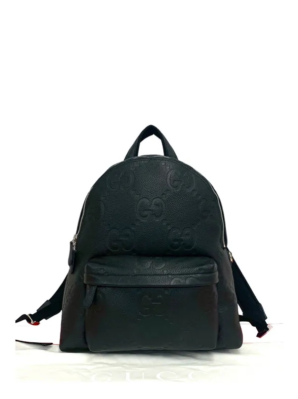 Gucci Pre-Owned 2016-2026 Jumbo GG Embossed Leather Backpack