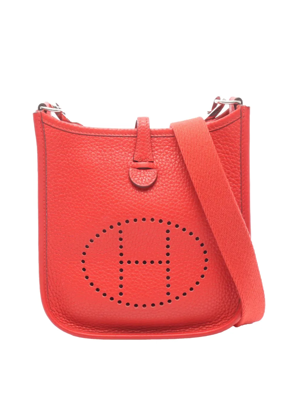 Hermès Pre-Owned 2019 Clemence Evelyne I TPM crossbody bag - Rosso