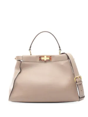 Fendi Pre-Owned 2010-2026 ズッカ エンボスレザー バゲット