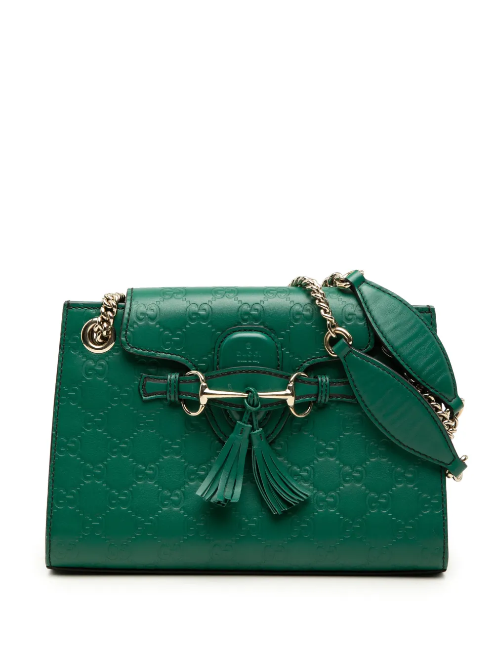Gucci Pre-Owned 2000-2015 mittelgroße Guccissima Emily Schultertasche - Grün