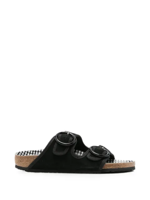 Birkenstock buckle-fastening slides