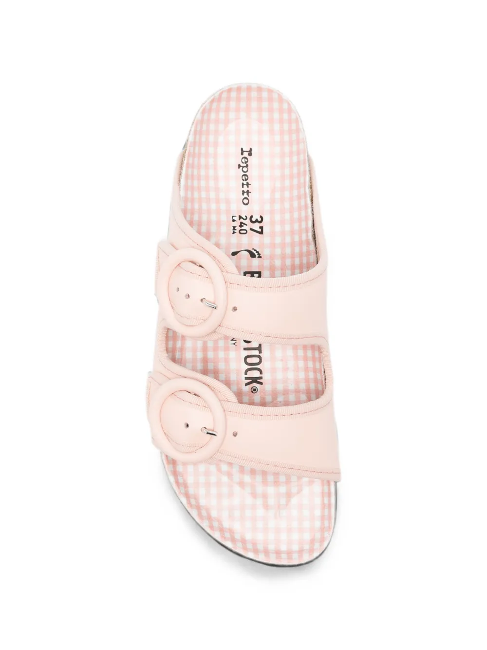 Birkenstock Slippers met logo-reliëf Roze