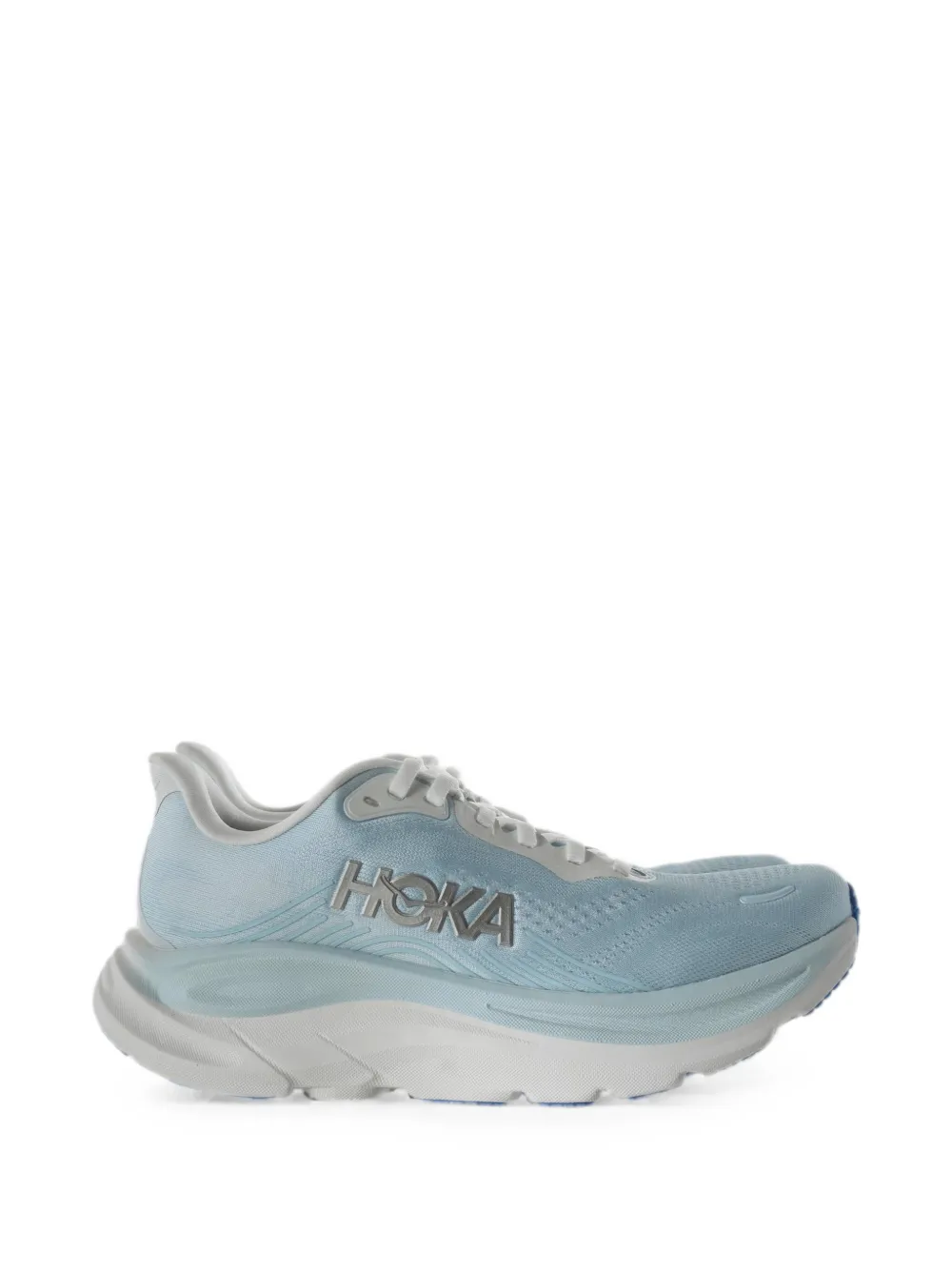 HOKA Clifton 11 logo-print chunky sneakers Blauw