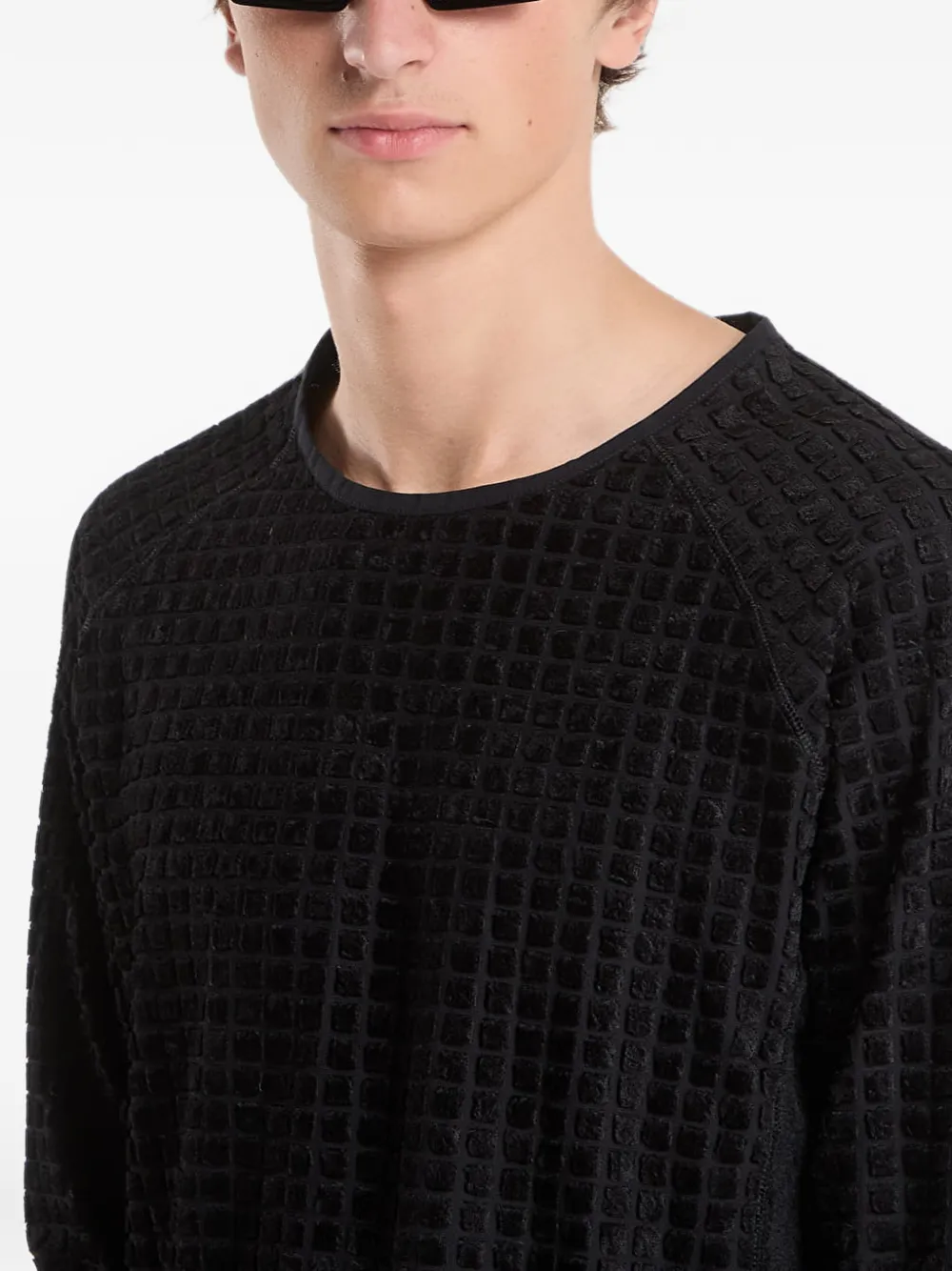 Y-3 Reversible running long sleeve T-shirt Zwart