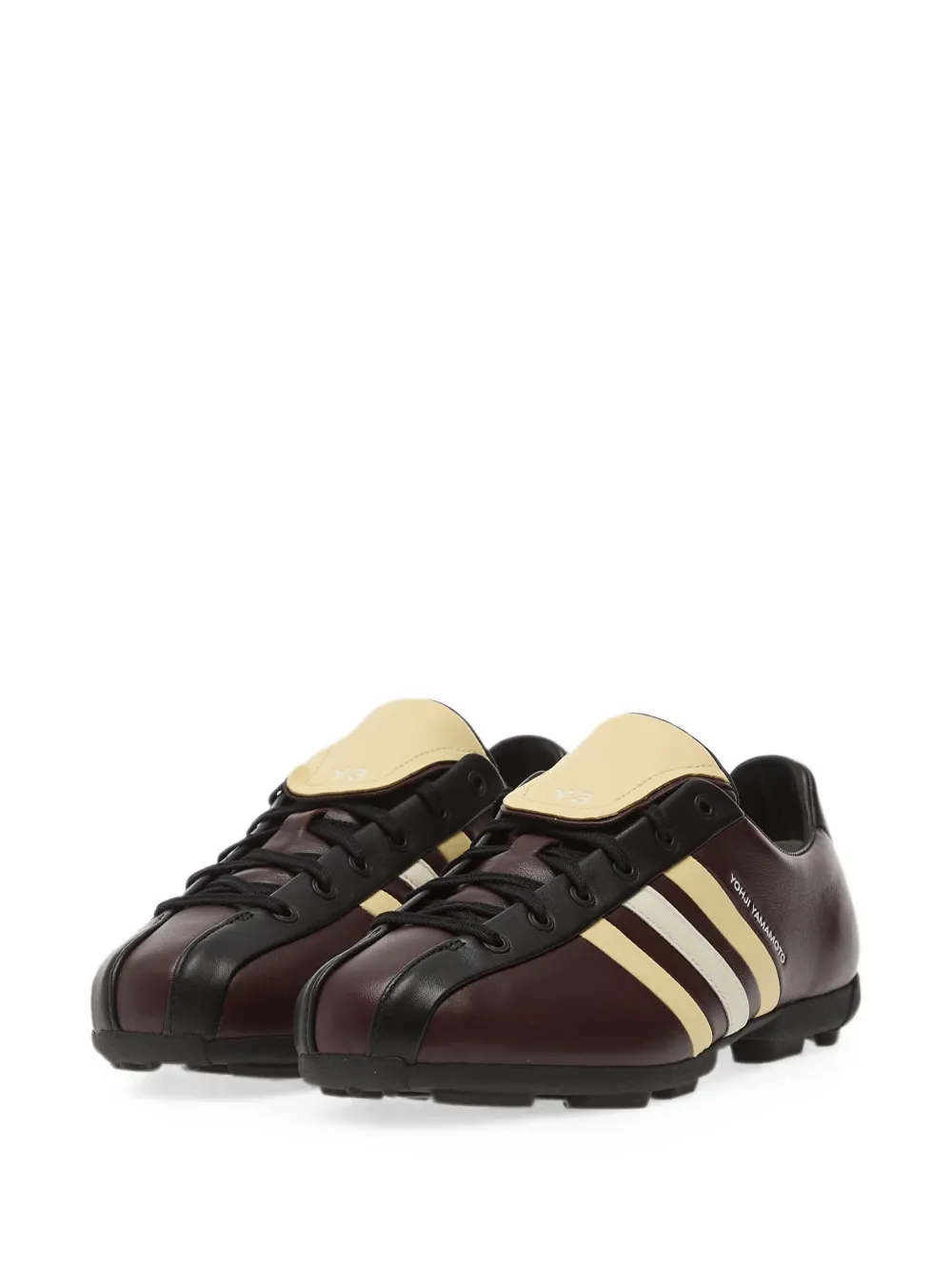 Y-3 Field leather sneakers Bruin