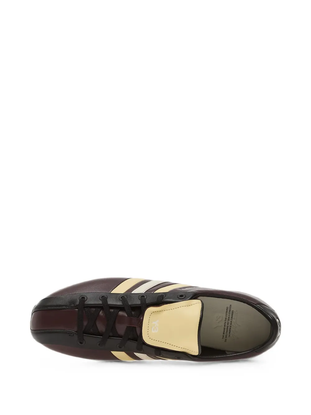 Y-3 Field leather sneakers Bruin