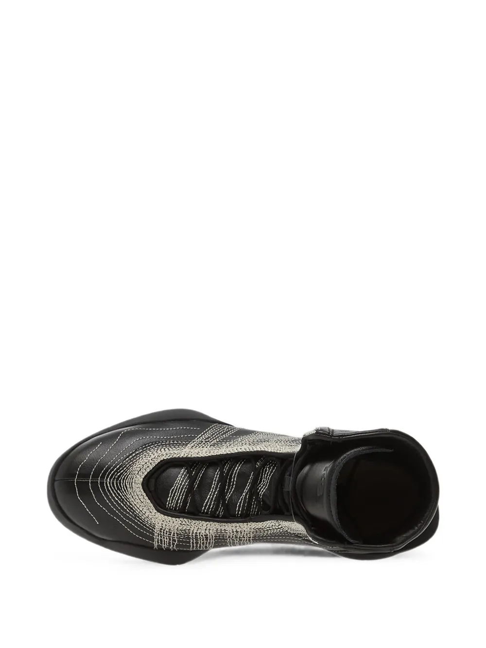 Y-3 Regu embroidered sneakers Zwart