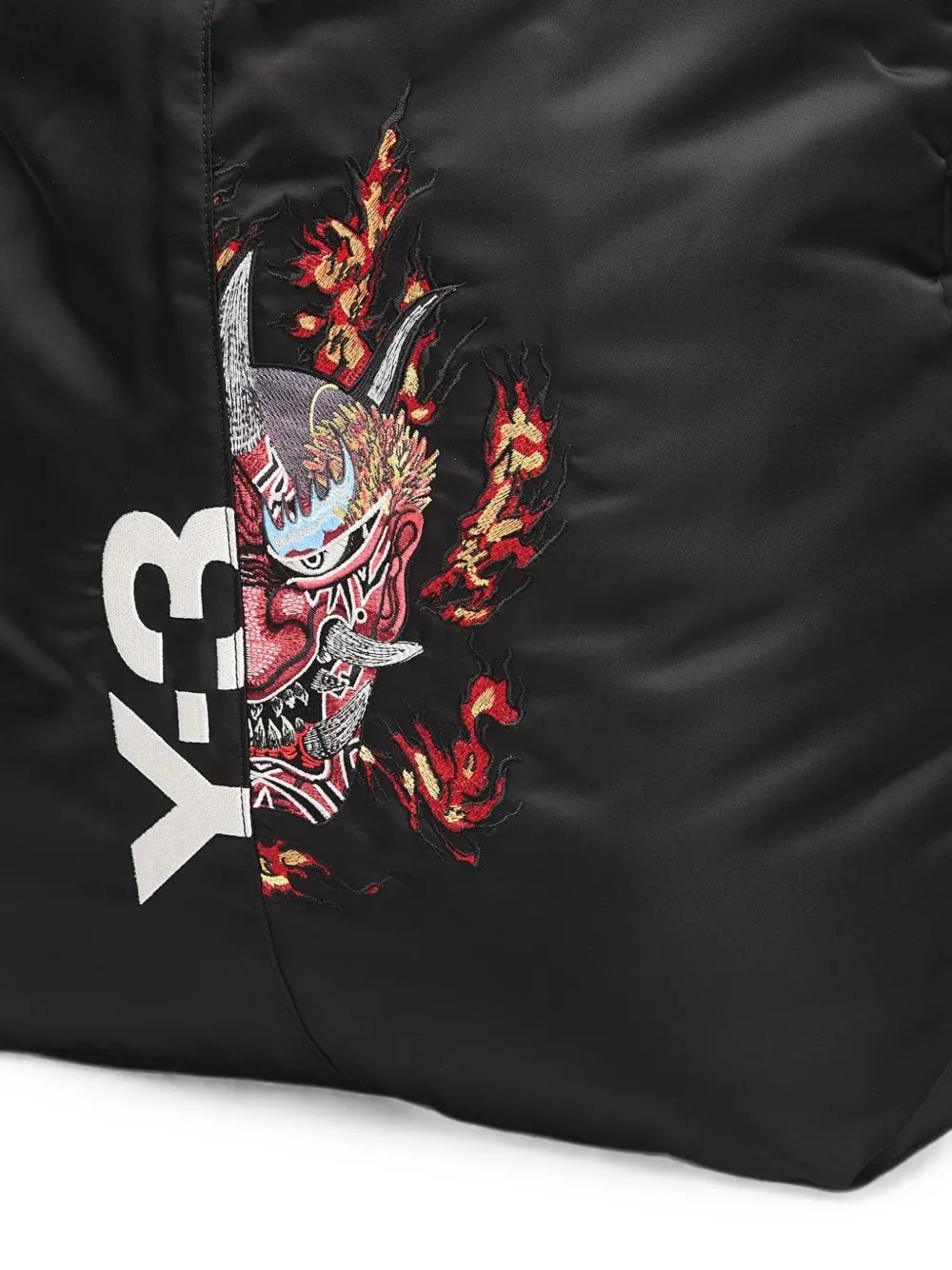 Y-3 Yaksha shopper met grafische print Zwart