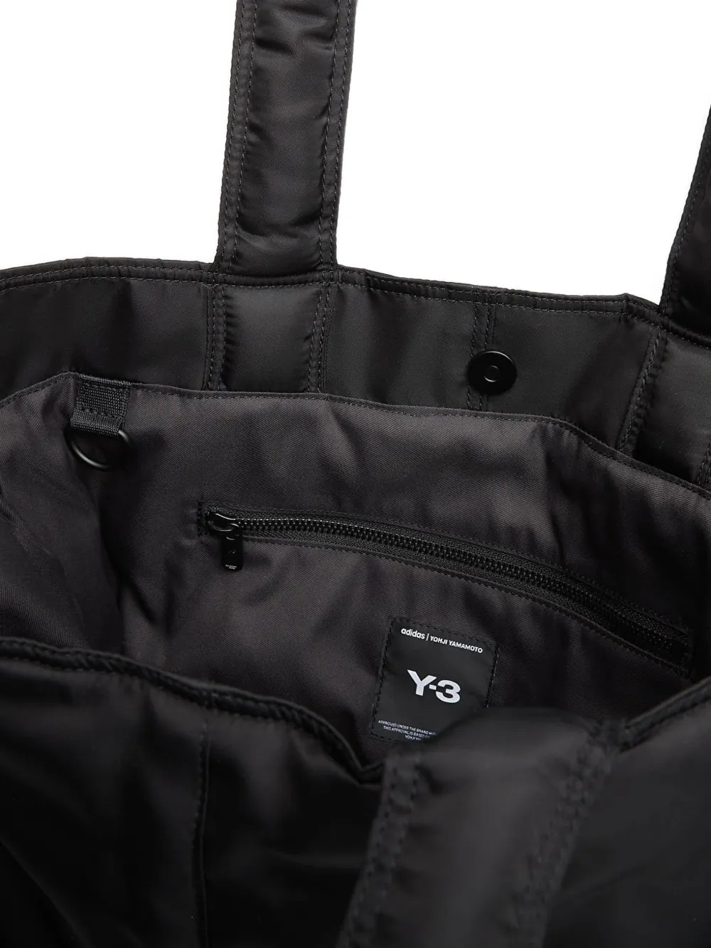 Y-3 Yaksha shopper met grafische print Zwart