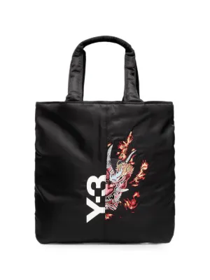 Rick Owens ロゴ トートバッグ | ブラック | FARFETCH JP