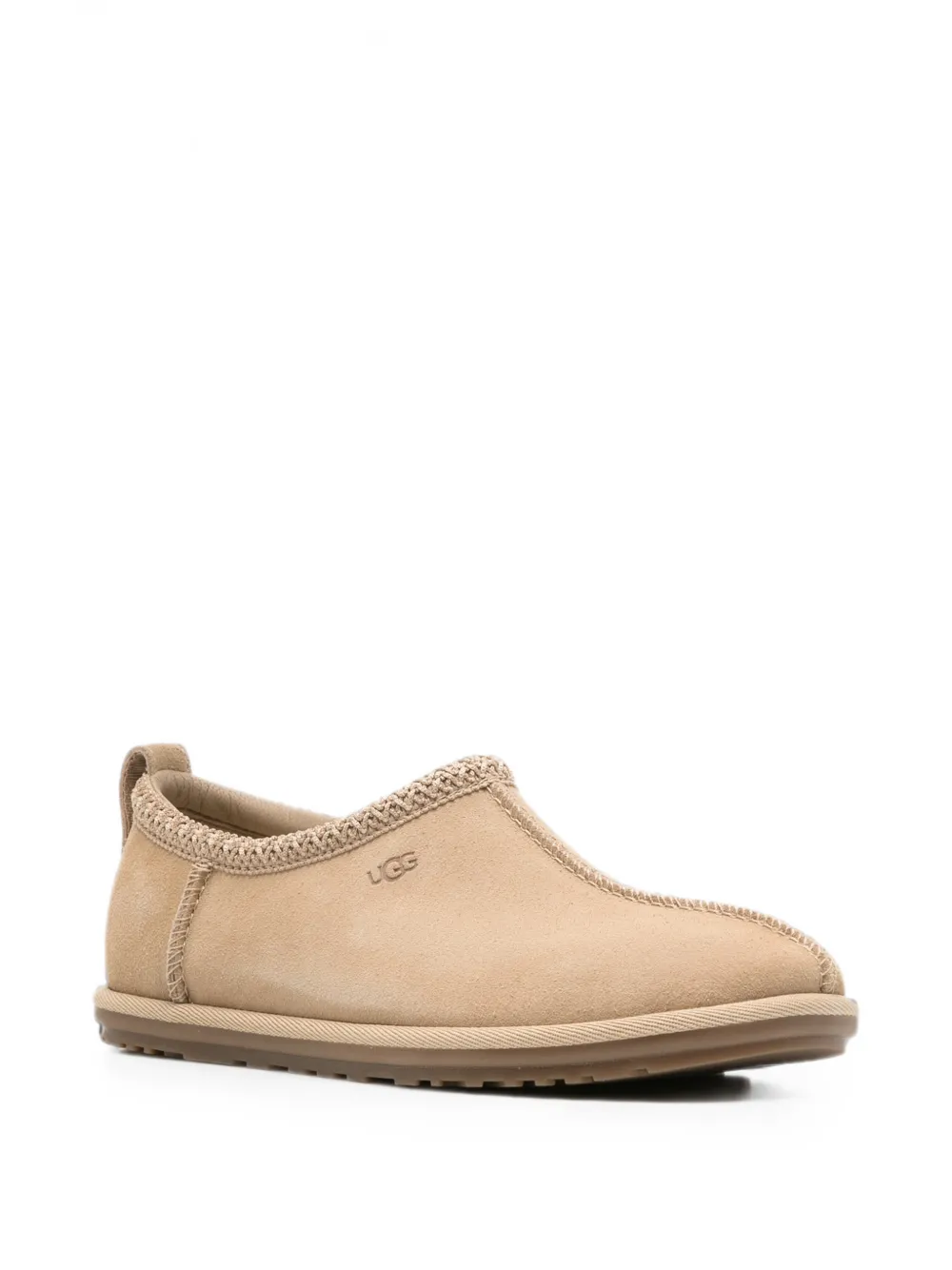 UGG Tasman Deconstructed braid-trim slippers Beige