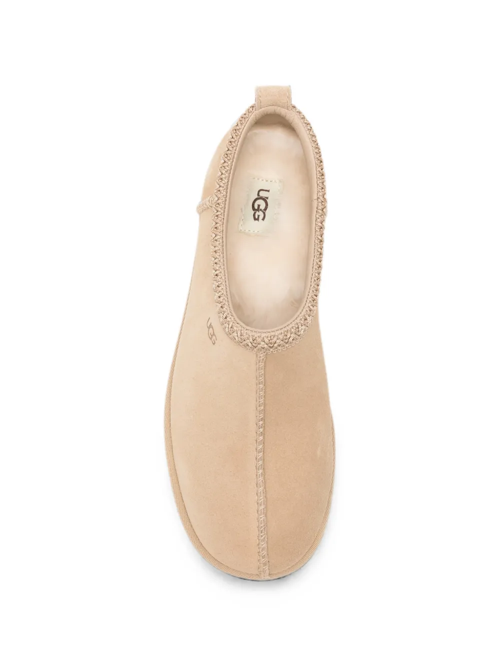 UGG Tasman Deconstructed braid-trim slippers Beige