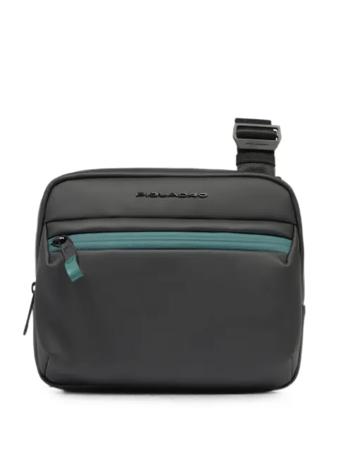 PIQUADRO Bolsa transversal com placa de logo