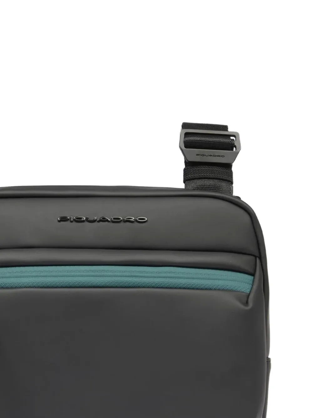 PIQUADRO Crossbodytas met logoplakkaat Zwart