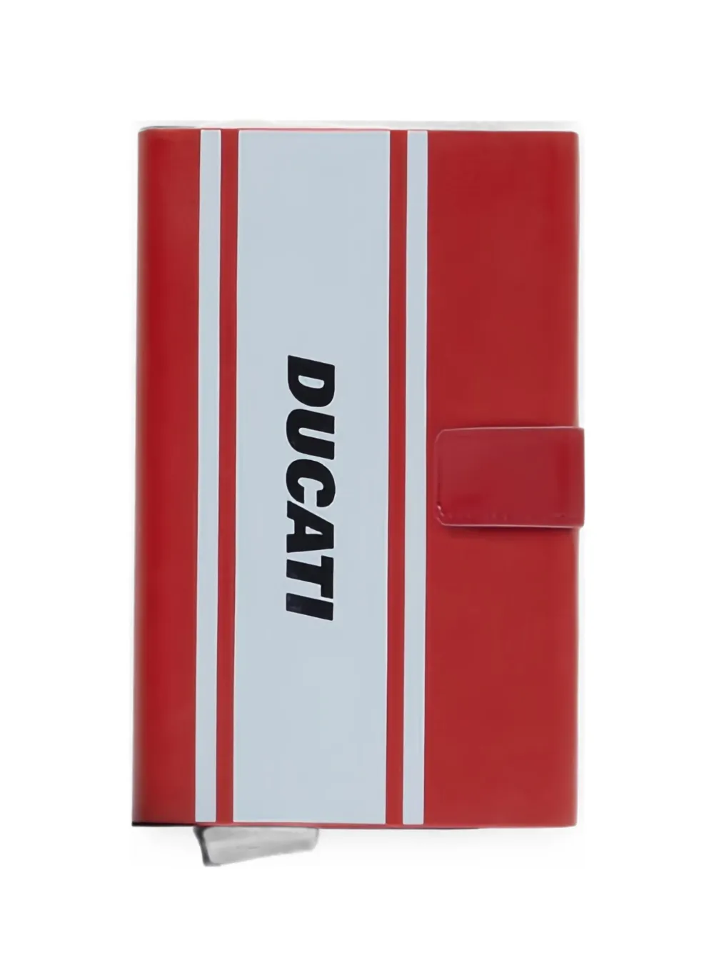Piquadro X Ducati Logo-print Wallet In Red