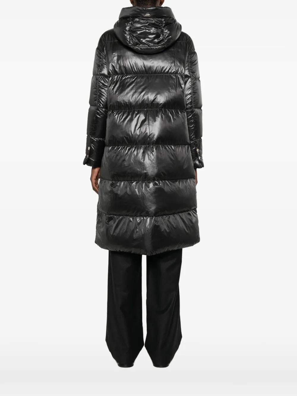 Herno Oversized jas met capuchon Zwart