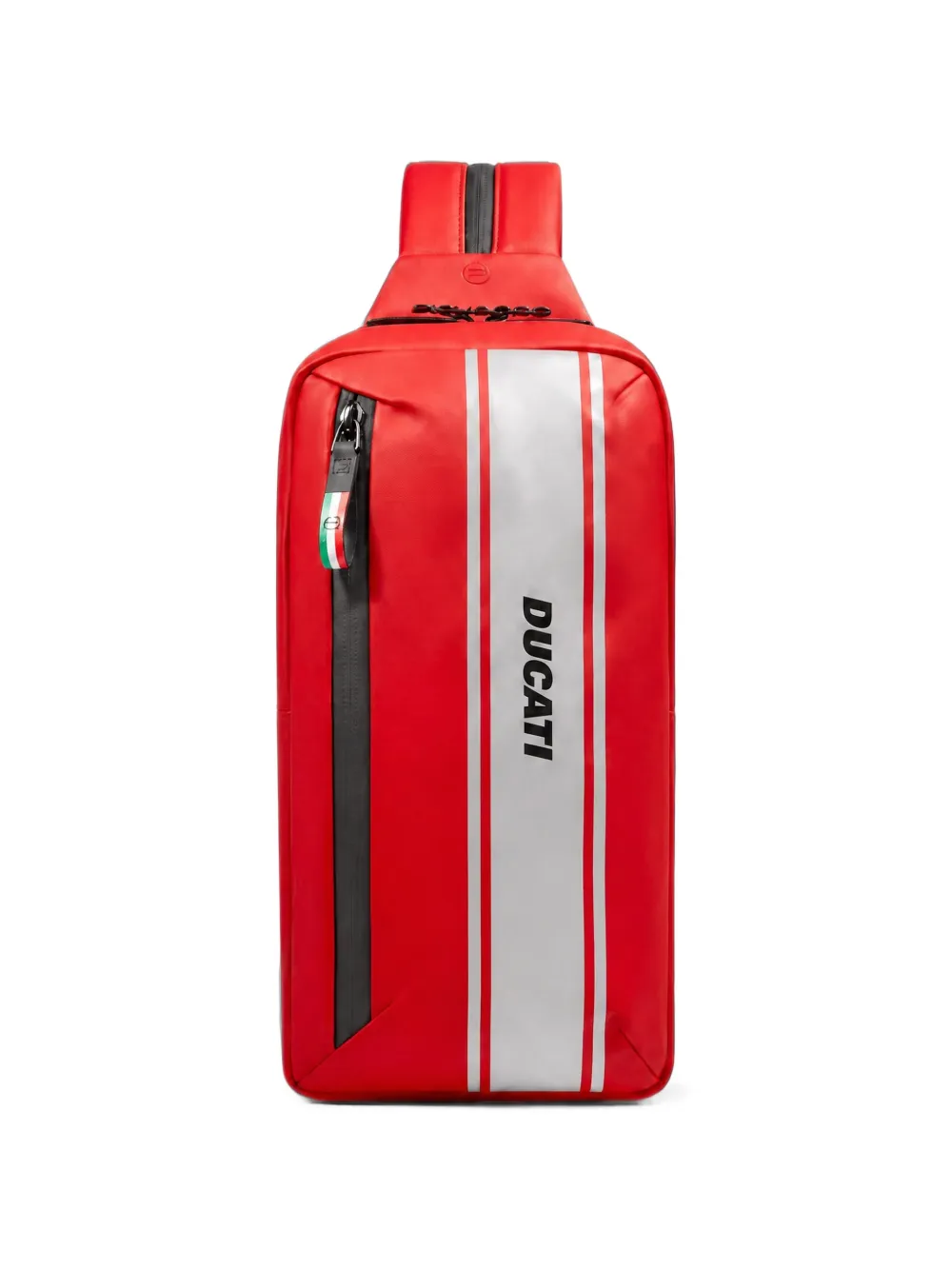 PIQUADRO x Ducati rugzak met logoprint Rood