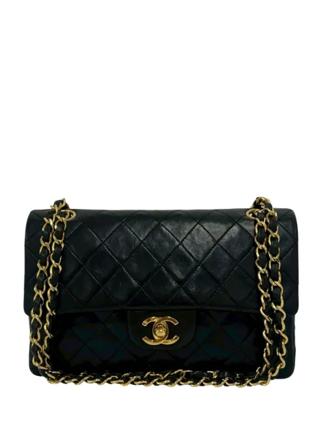 CHANEL Pre-Owned 1986-1988 Medium Classic Lambskin Double Flap shoulder bag