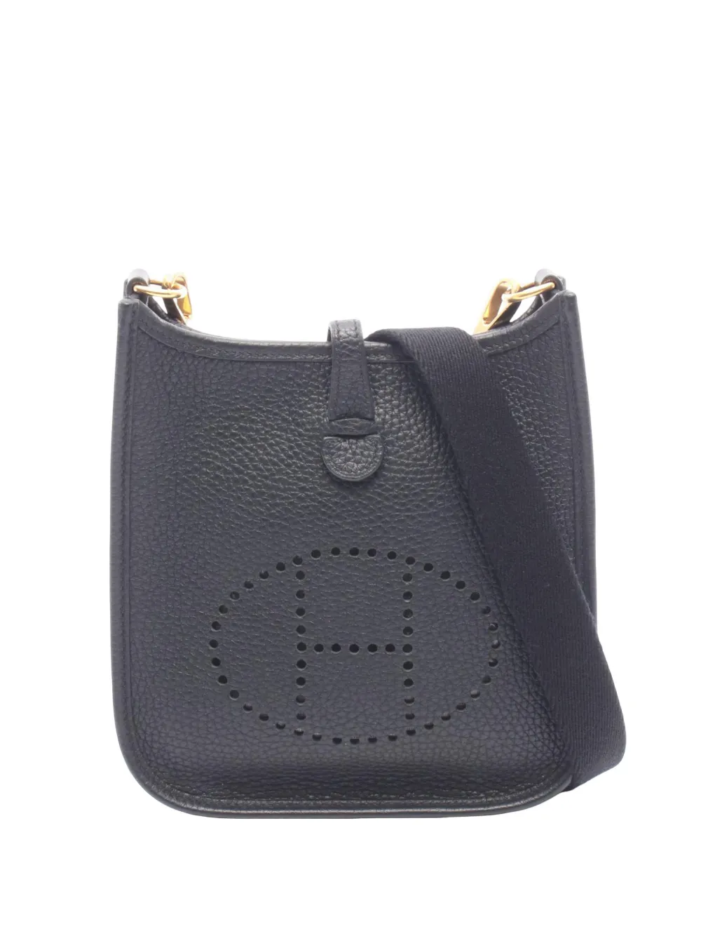 Hermès Pre-Owned 2020 Clemence Evelyne TPM Umhängetasche 16cm - Schwarz